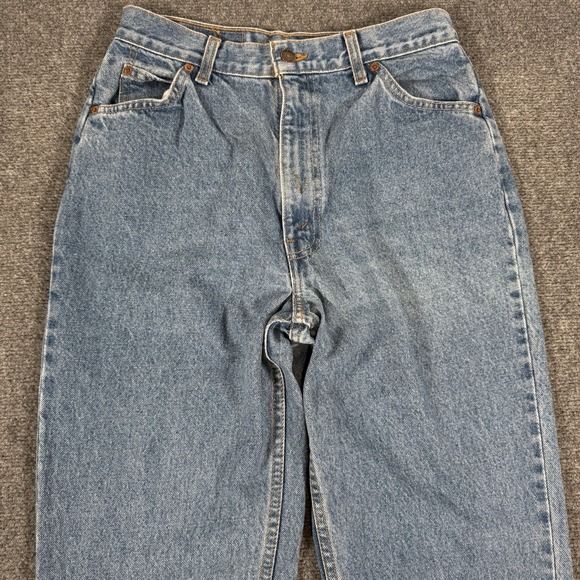 Vintage Levi's Orange Tab Jeans Womens 30 (Fits 28x32) Blue Straight Leg Denim‎ - Picture 3 of 16